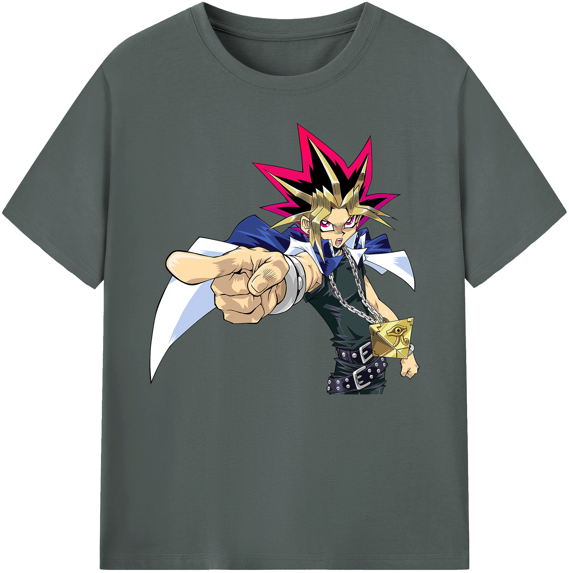 （画像用） 遊☆戯☆王 Yu-Gi-Oh! 綿100％ メンズ半袖Tシャツ｜肌触りやわらか＆通気性